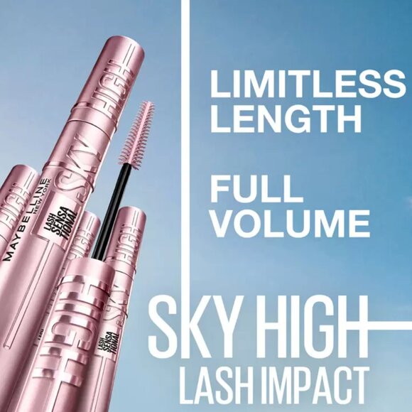Maybelline Sky High Mascara, 3 Pack- Blackest Black - Picture 5 of 6